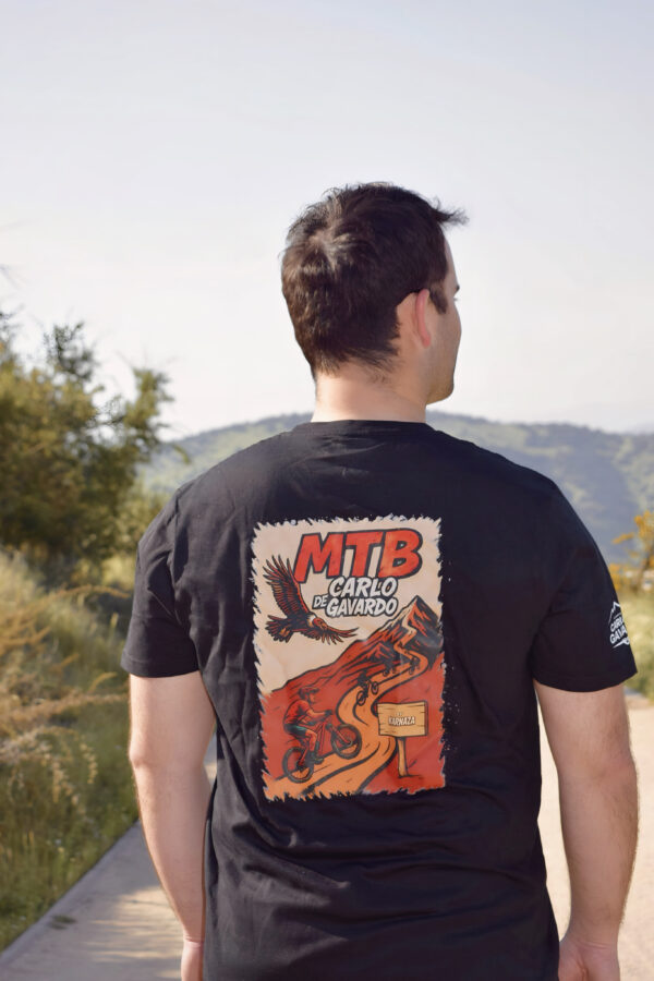 Polera MTB CDG x KNZ Negra - Imagen 3